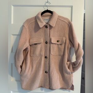 Old Navy Pale Pink Shacket